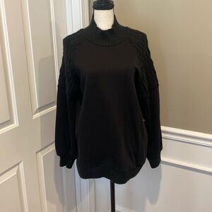 NWT size medium black sweater/sweatshirt top